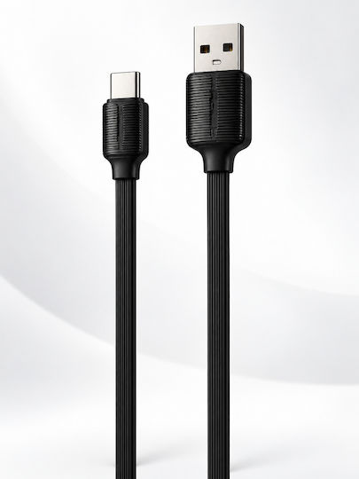 Amaya Încărcător cu Port USB-A și Port USB-C și Cablu USB-C 25W Negru (E113UC)