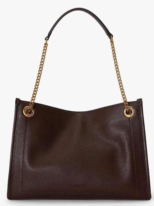 Leather Women's Shoulder Bag Chestnut Brown