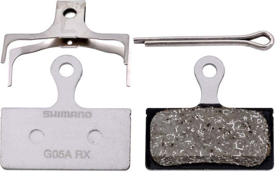 Shimano G05a-rx Resin-Bremsbeläge mit Feder