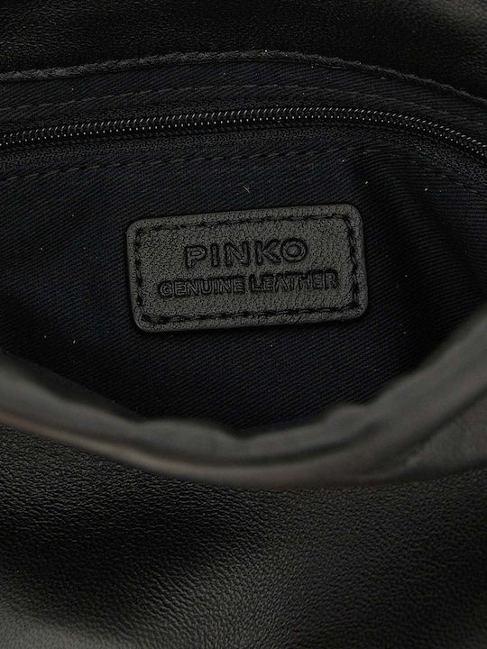 Lederner Damenbeutel Suede Black Nero