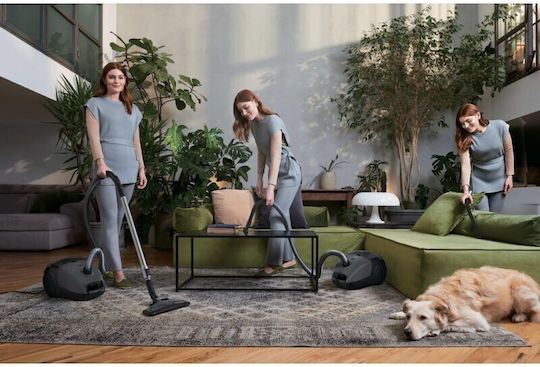 Hoover HE1 Plus Vacuum Cleaner 800W Bagged 3L Grey