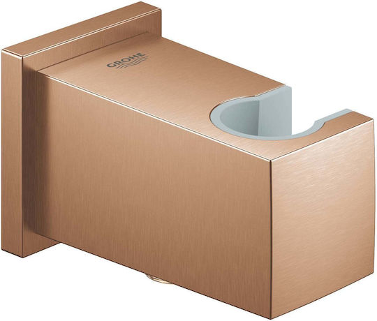 Grohe 26370dl0 Euphoria Cube Shower Outlet Elbow 1/2" X 1/2" Hand Shower Holder Matte Copper