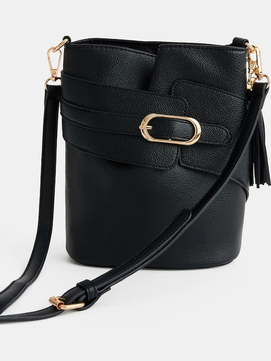 Дамска чанта за рамо Черна