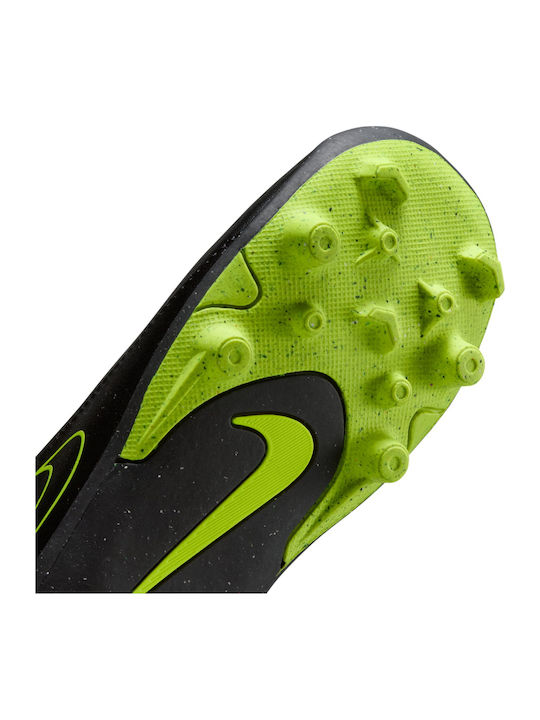 Tiempo FG/MG Kids Molded Soccer Cleats Black