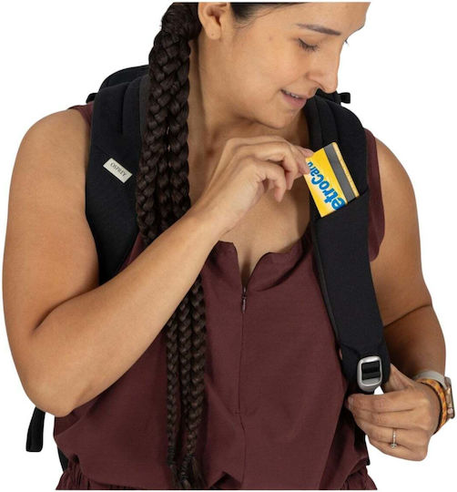 Osprey Duffel Geantă de Voiaj Tip Rucsac 47 l Neagră din Material Textil