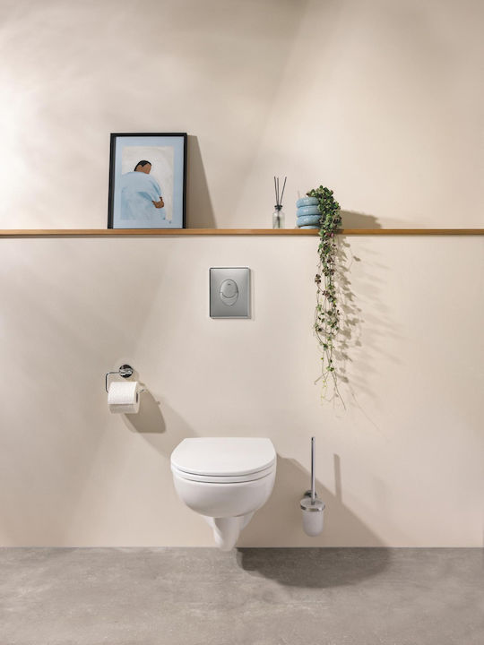 Grohe Bau Тънка Тоалетна Седалка Пластмасова Бяла