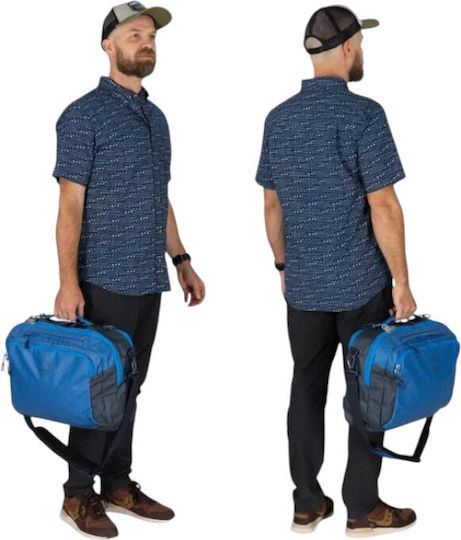 Osprey Boarding Bag Geantă de Voiaj Tip Rucsac 23,5 l Albastră cu Roți din Material Textil L44,5 x l23 x Î31 cm
