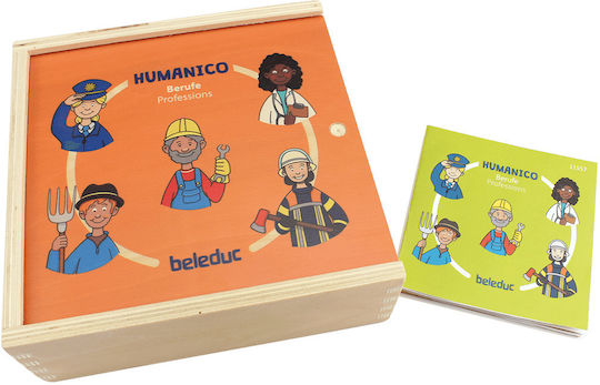 Ξύλινο Παιδικό Puzzle Humanico Professions 30pcs Beleduc