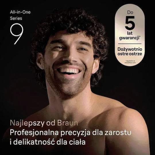 Trimmer Επαγγελματικό Σετ Επαναφορτιζόμενης Κουρευτικής Μηχανής Γκρι AIO9500