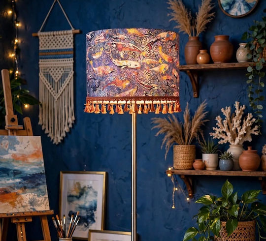 Oxygen Blue Whale Blue Floor Lamp
