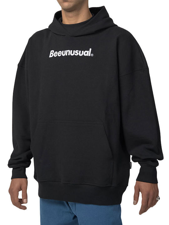 Sweatshirt mit Kapuze Schwarz