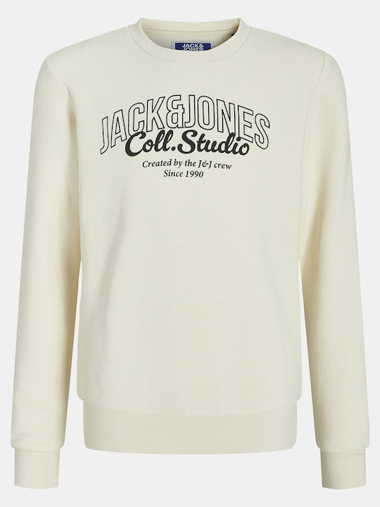 Jack & Jones Kids Sweatshirt Antique White, Off White Jjmakoto