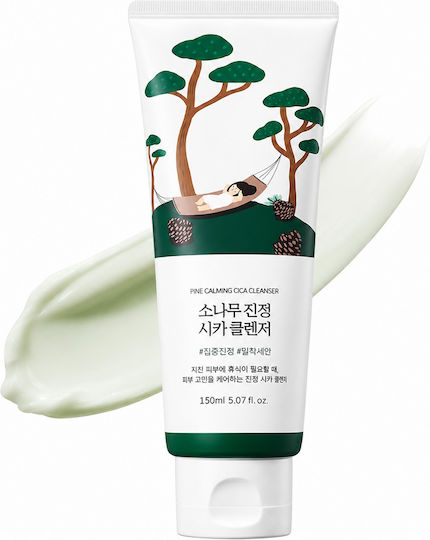 Round Lab Pine Calming Cica Facial Cleansing Foam With Soothing And Oil Control Action 150ml
