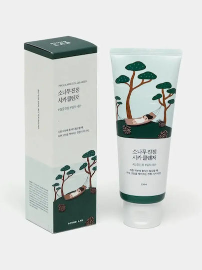 Round Lab Pine Calming Cica Facial Cleansing Foam With Soothing And Oil Control Action 150ml