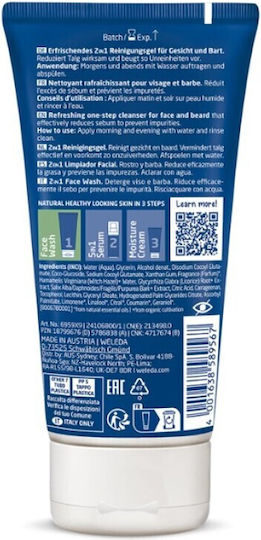 Weleda Gel Demachiant Facial Pentru Bărbați Pentru Controlul Sebumului & Împotriva Imperfecțiunilor 100ml