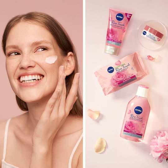 Nivea Rose Water Wash Gel Față, Ochi & Buze