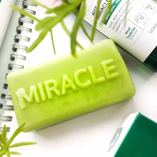 Some By Mi AHA-BHA-PHA Miracle Face Cleansing Soap Bar with Moisturizing & Soothing Action 106gr