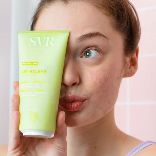 SVR Laboratoire Sebiaclear Cleansing Cream Face Cleanser for Blemishes & Oily Skin 200ml