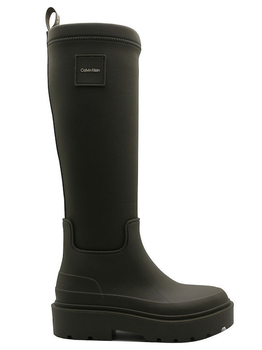 Women's Boots with Elastic Neo Olive Night