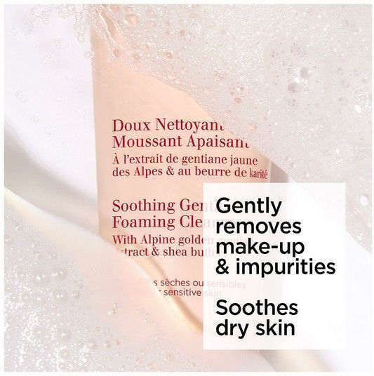 Clarins Sanfter Beruhigender Gesichtsreiniger Schaumstoff mit Beruhigender Wirkung 125ml
