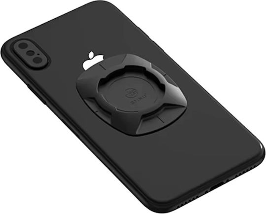 Black Motorcycle Handlebar Phone Mount Smnu Aluminum Magnetic Anti-Vibration Mount