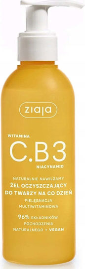 Ziaja Gel De Curățare Facială Cu Vitamina C.B3 Pentru Strălucire 190ml