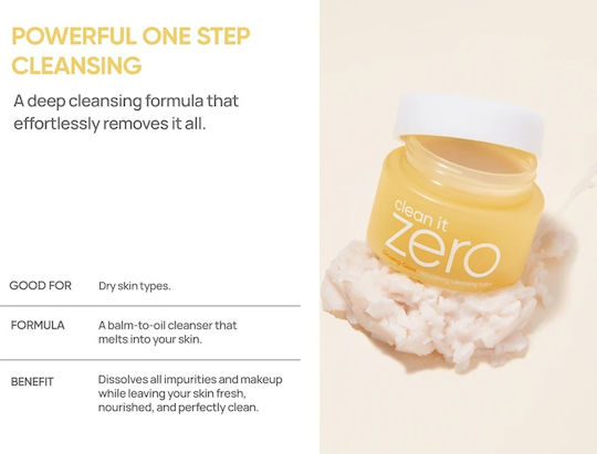 Banila Co Clean It Zero Ginseng Glow Balm Καθαρισμού Προσώπου με Ενυδατική & Αντιοξειδωτική δράση 100ml