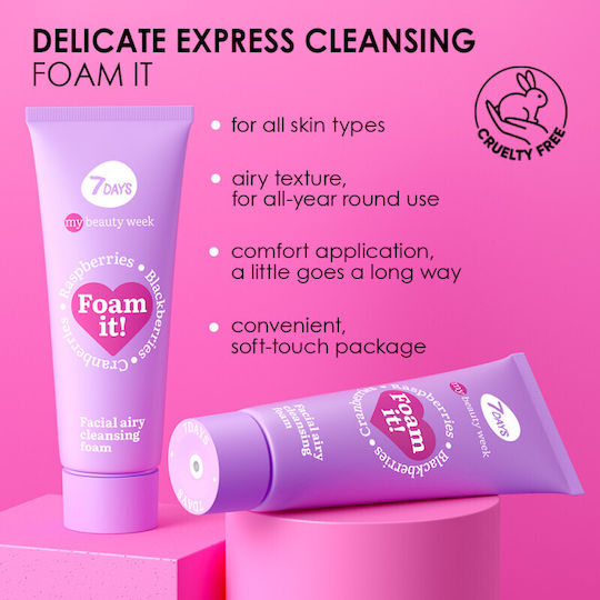 7DAYS MB Foam It! Facial Cleansing Foam For Brightening 80ml