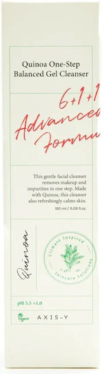Axis-y Quinoa One-Step Gel Gesichtsreiniger Für Kontrolle Der Fettigkeit & Beruhigende Wirkung 180ml