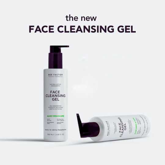 Bee Factor Flax Gel Für Gesichtsreinigung Für Kontrolle Der Fettigkeit & Aufhellung 200ml