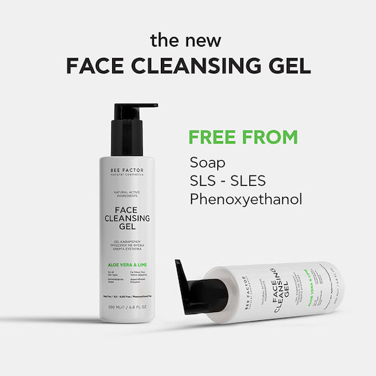 Bee Factor Flax Gel Für Gesichtsreinigung Für Kontrolle Der Fettigkeit & Aufhellung 200ml