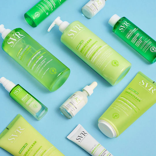 SVR Laboratoire Sebiaclear Gel Moussant Gel de Curățare Facială pentru Ten Gras cu Tendință Acneică 200ml