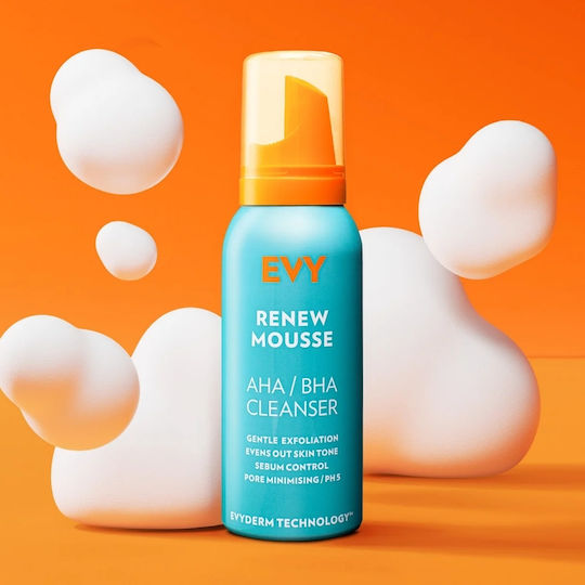 Evy Technology Renew Αφρός Καθαρισμού Προσώπου 100ml