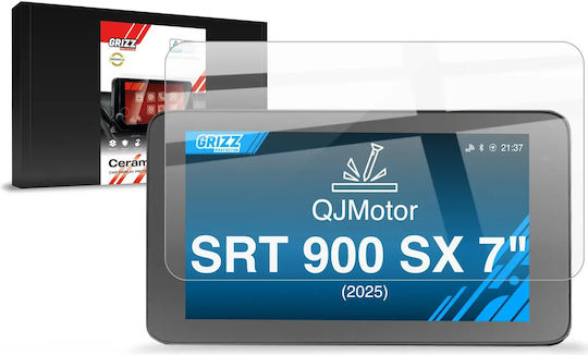 GrizzGlass Folie Ceramică Cardisplay Protection Qjmotor Srt 900 Sx 7'' 2025