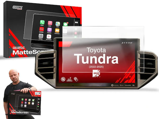 GrizzGlass Matt Hydrogel Auto-Bildschirmschutz Cardisplay Toyota Tundra 14" 2022-2025 Anti-Glare & Anti-Fingerprint