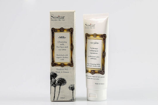 Sostar Lapte cu Lapte Ecologic de Măgăriță Emulsie Demachiantă pentru Față și Ochi 150ml