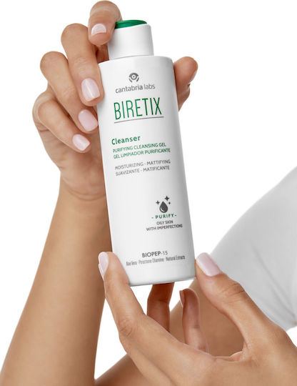 Cantabria labs Biretix Facial Cleansing Gel for Oil Control & Antioxidant Action 200ml