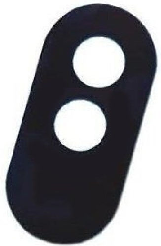 Camera Lens Glass Black for Redmi 9A