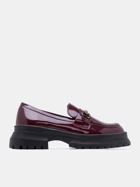 Γυναικεία Loafers σε Μπορντό Χρώμα
