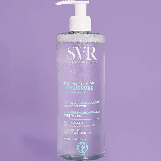 SVR Laboratoire Physiopure Micellar Water for Facial Cleansing and Makeup Removal 400ml