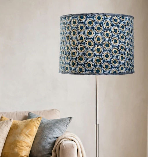 Oxygen Blue Circles Floor Lamp H35cm Blue