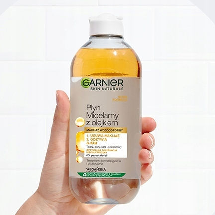 Garnier SkinActive Infused Micellar Water Makeup Remover For Face And Eyes With Moisturizing Action 400ml