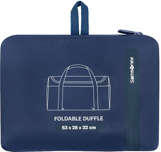 Samsonite Duffle Σακ Βουαγιάζ 47lt Μπλε Υφασμάτινο