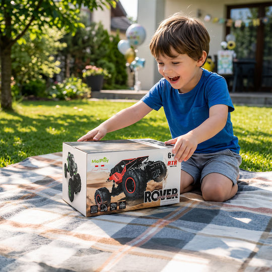 MalPlay Радиоуправляем автомобил 4WD, черен