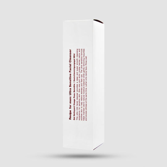 Recipe For Men Facial Cleansing Lotion for Men with Soothing and Antioxidant Action 100ml