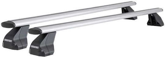Menabo Complete Set Car Roof Bars Aluminum Omega Plus M 112 Cm Silver Ford Fiesta Iv 3 Doors 1996>2002-2 Pcs 9750 Mb+14720 Mb Mp.fo.14720/mb-omgps-4 Menabo Complete Set Car Roof Bars Aluminum Omega Plus M 112 Cm Silver Ford Fiesta Iv 3 Doors 1996>2002-2 Pcs 9750 Mb+14720 Mb Mp.fo.14720/mb-omgps-4