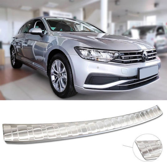 Rear Bumper Guard For Vw Passat B8 15+ Stainless Steel (steel)