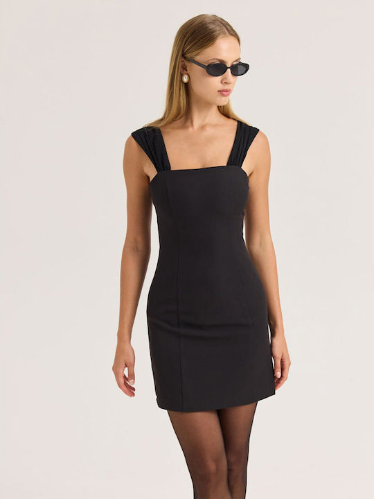 Sommerliches Mini-Kleid Schwarz
