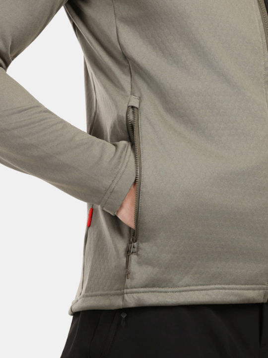 Sevelen Ανδρική Ζακέτα Fleece με Κουκούλα Green