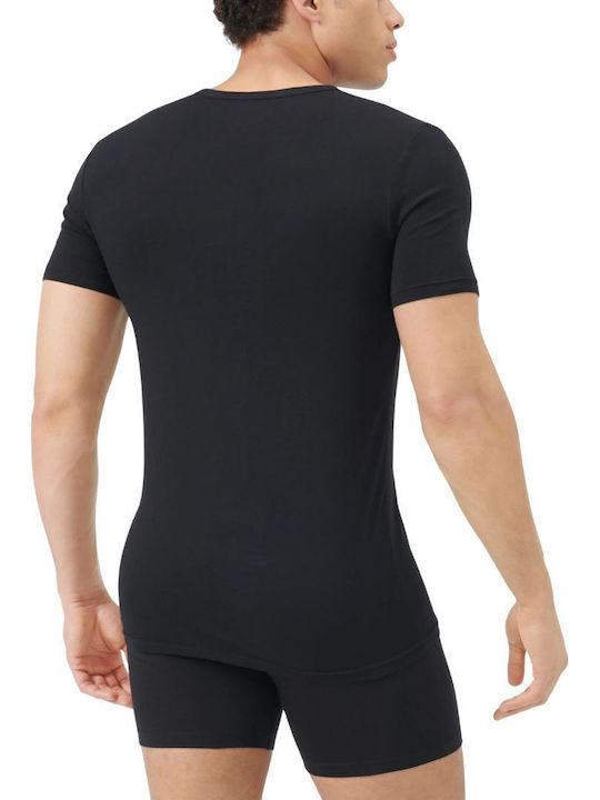 Active Flex Cotton Ανδρικές Φανέλες Black 2Pack